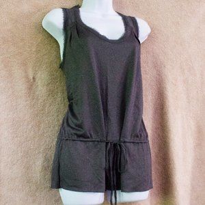 Banana Republic Tank Top 2/$20 gray drawstring EUC